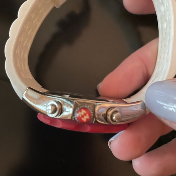 COPY - Michele jelly watch white with red - Picture 5 of 7
